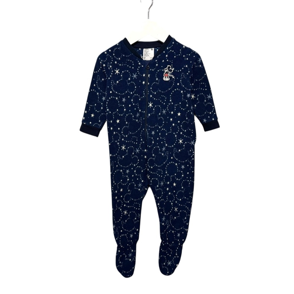 ⭐️ 5/$30 Uniqlo Kids Disney Fleece Zip Sleeper size 12-18 Months